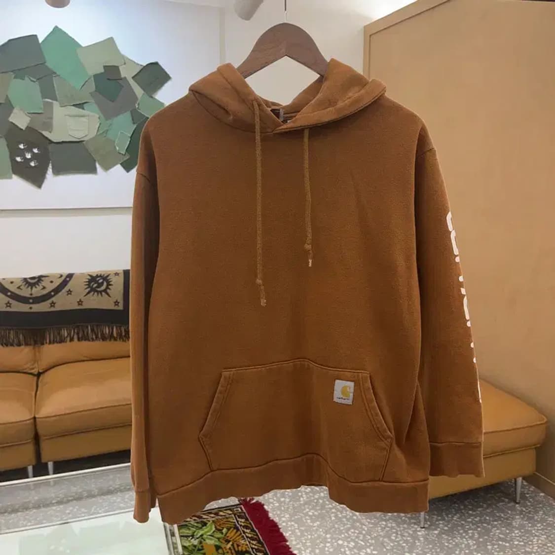 칼하트 써멀 빈티지 기모 후드티 100 C06107 상품이미지2