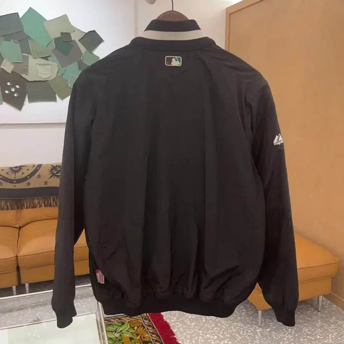 마제스틱 마린스 약기모 스타디움 바시티자켓 105 C06090 상품이미지2