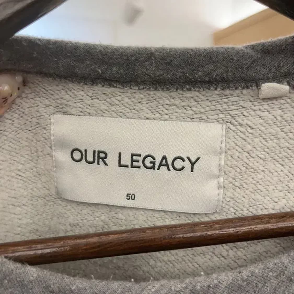 아워레가시 로즈 자수 약기모 스웻셔츠 맨투맨 50 C06105 상품이미지4