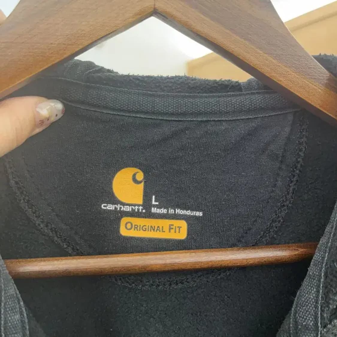 칼하트 써멀 빈티지 오버핏 약기모 후드집업 105 C06103 상품이미지4