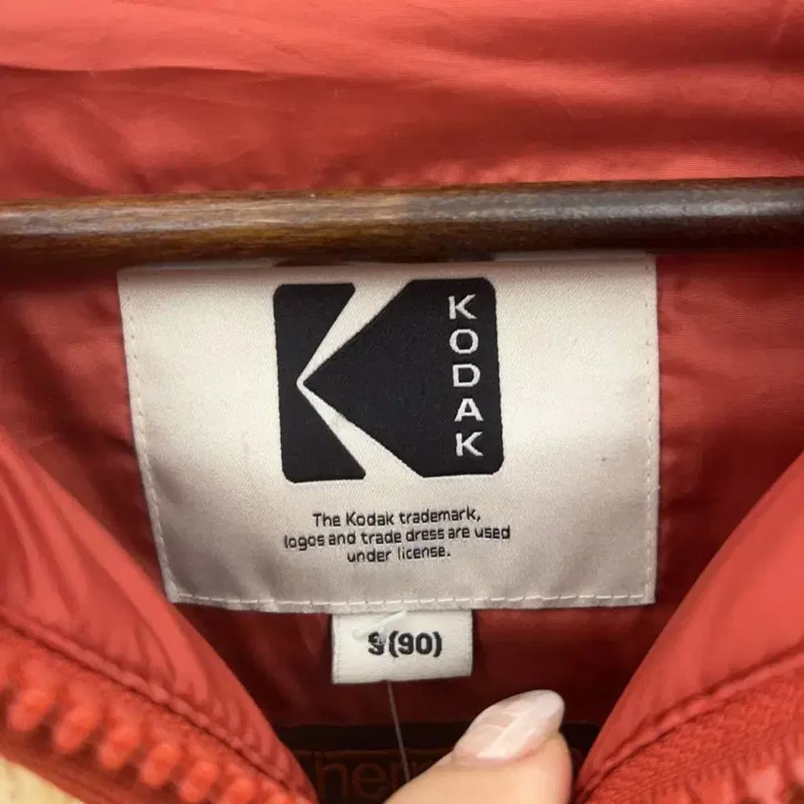 코닥 빅로고 오버핏 양털 플리스 후리스 후드집업 105 C06100 상품이미지4