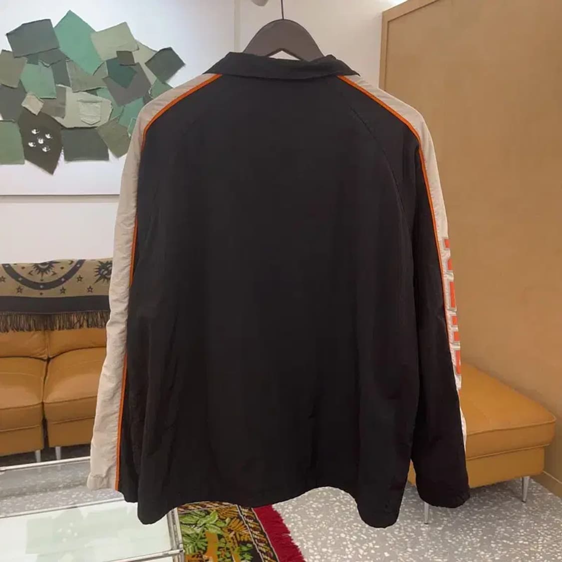 널디 올드스쿨 사이드로고 오버핏 바람막이 자켓 100 C06104 상품이미지3