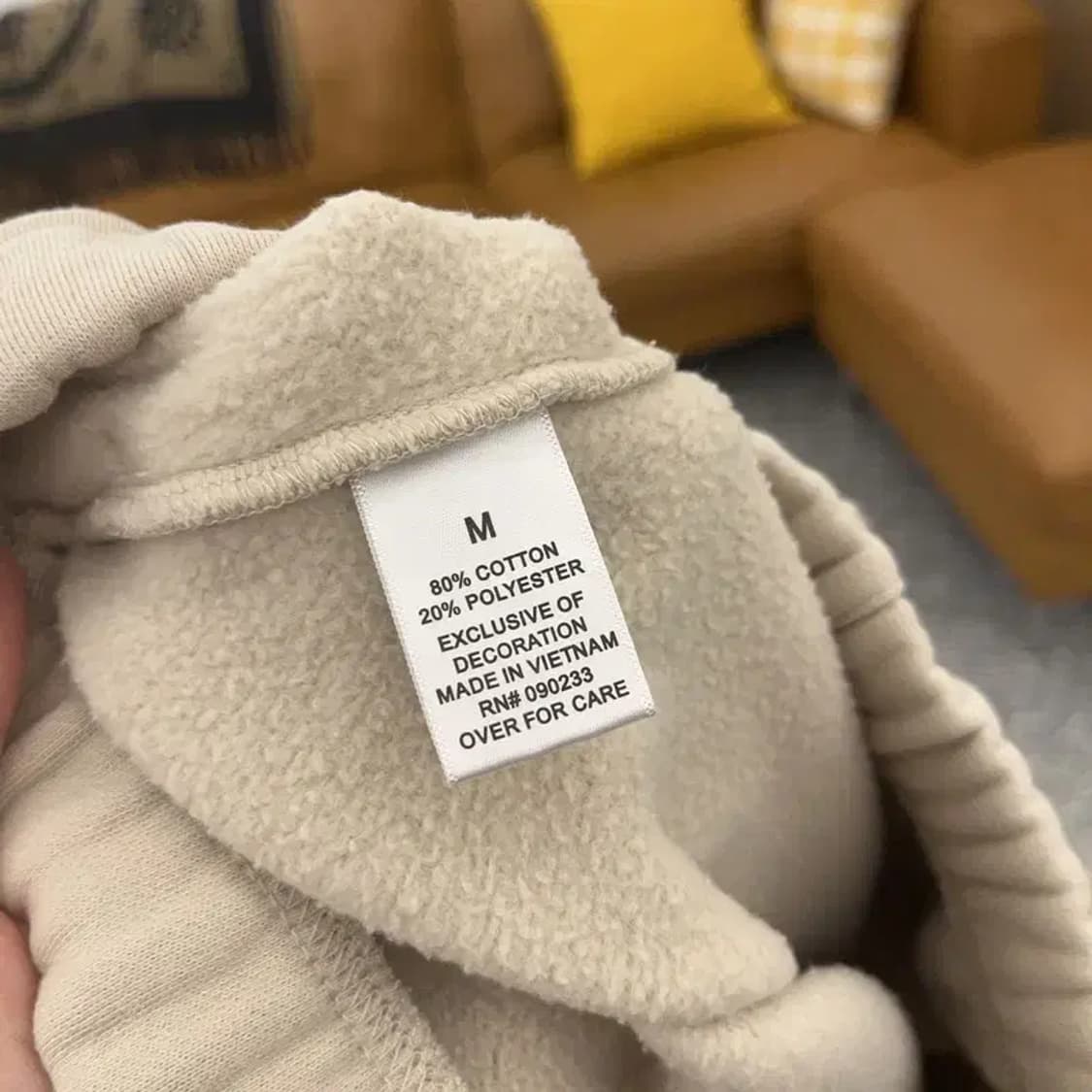 피어오브갓 에센셜  조거 기모 츄리닝바지 M C06117 상품이미지4