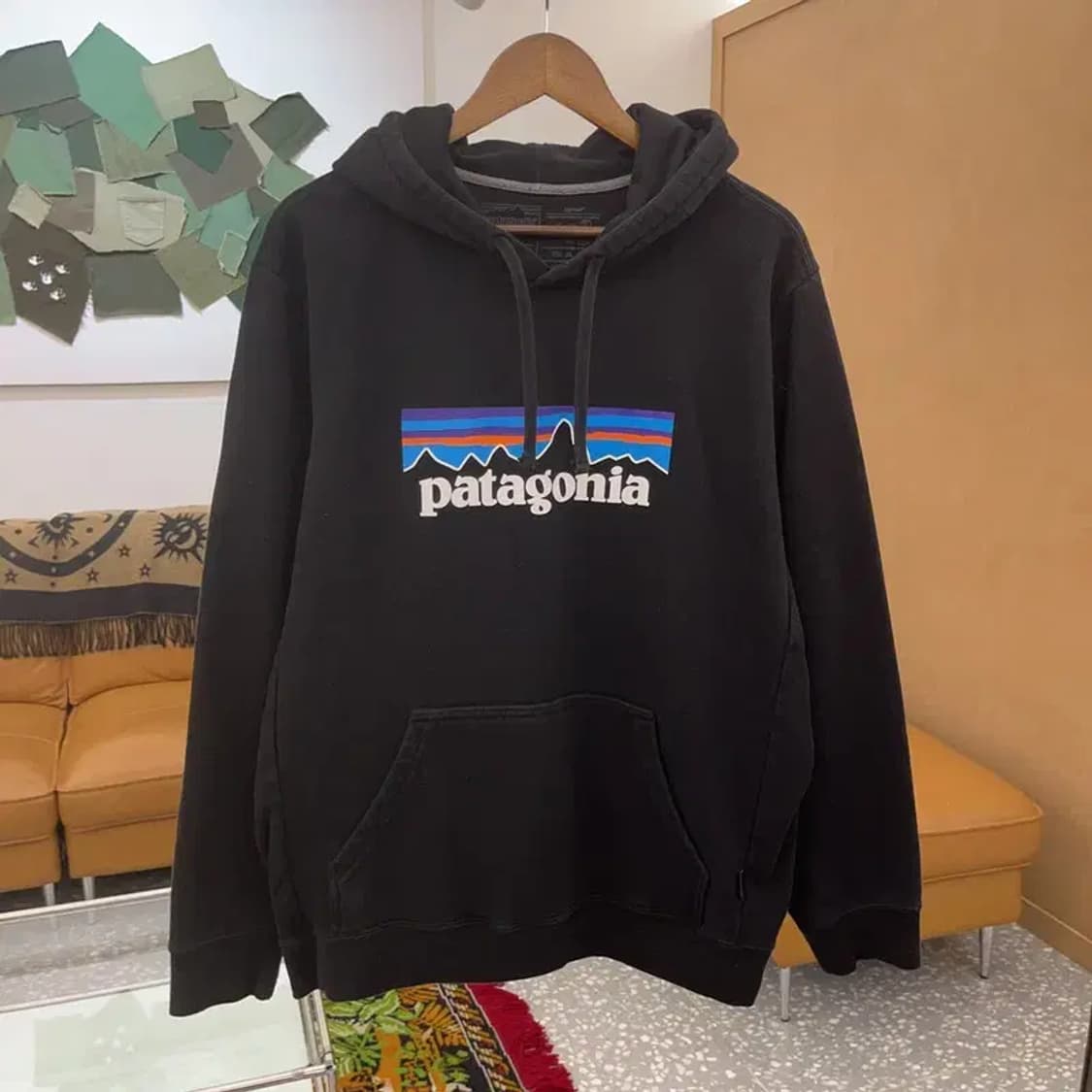 파타고니아 빅로고 약기모 스웻 후드티 105 C06120 상품이미지1