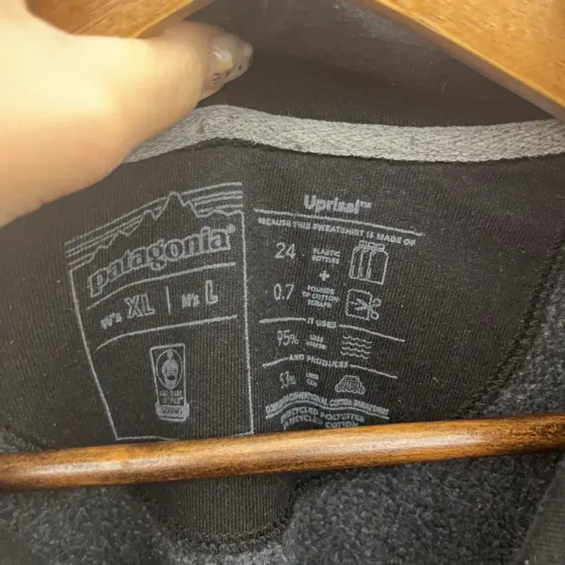 파타고니아 빅로고 약기모 스웻 후드티 105 C06120 상품이미지3