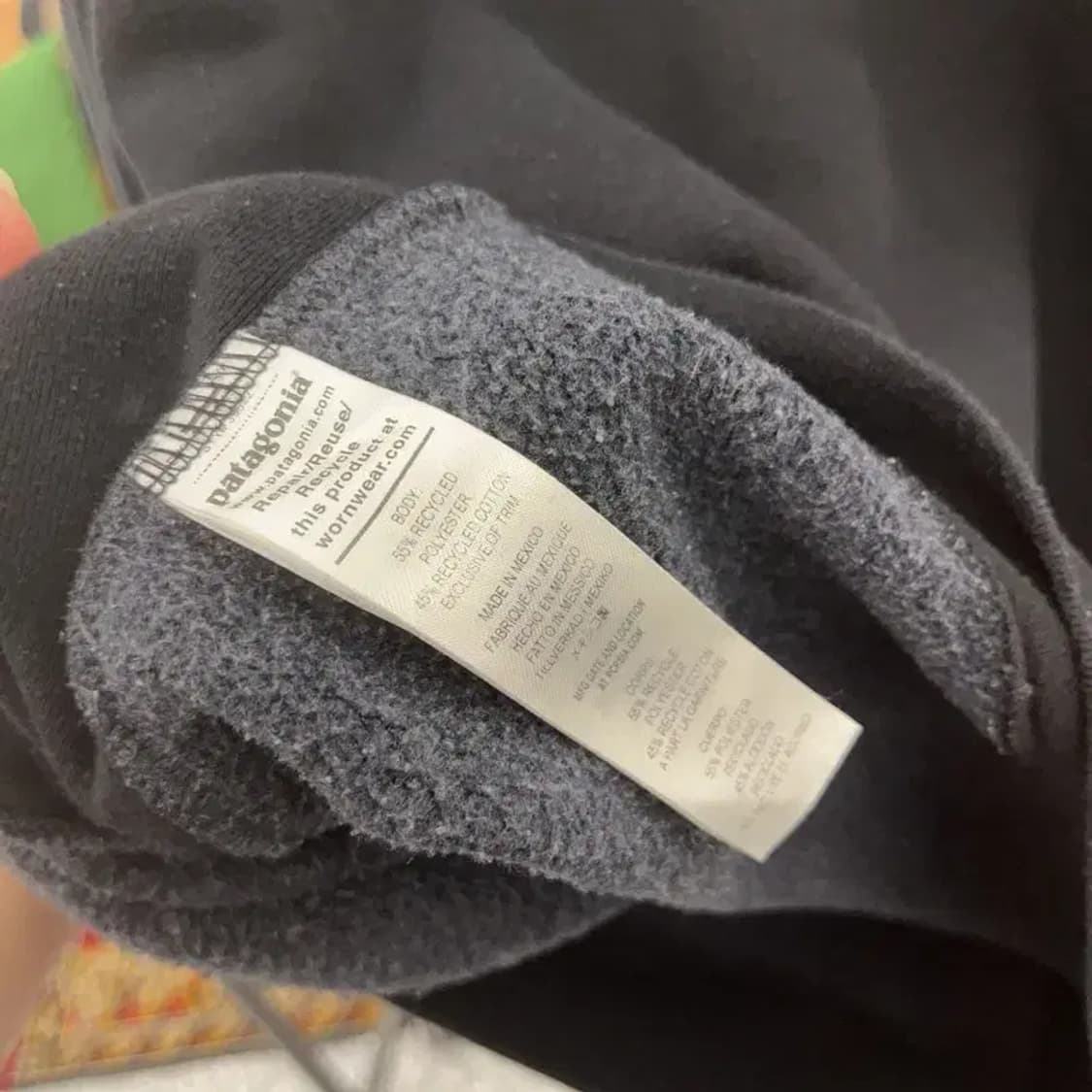 파타고니아 빅로고 약기모 스웻 후드티 105 C06120 상품이미지4