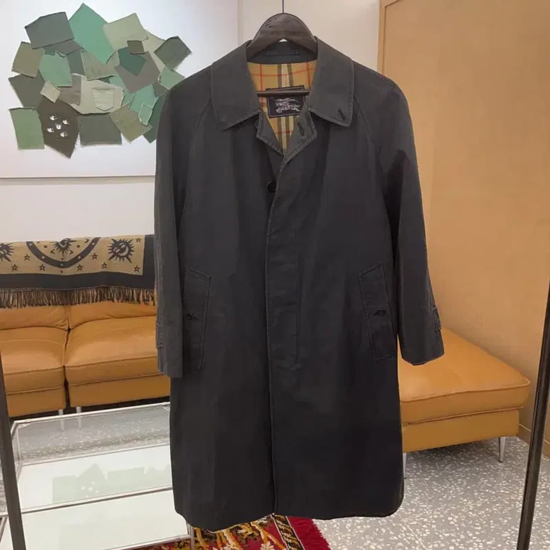 버버리 올드스쿨 롱 트렌치 코트 100 C06123 상품이미지1