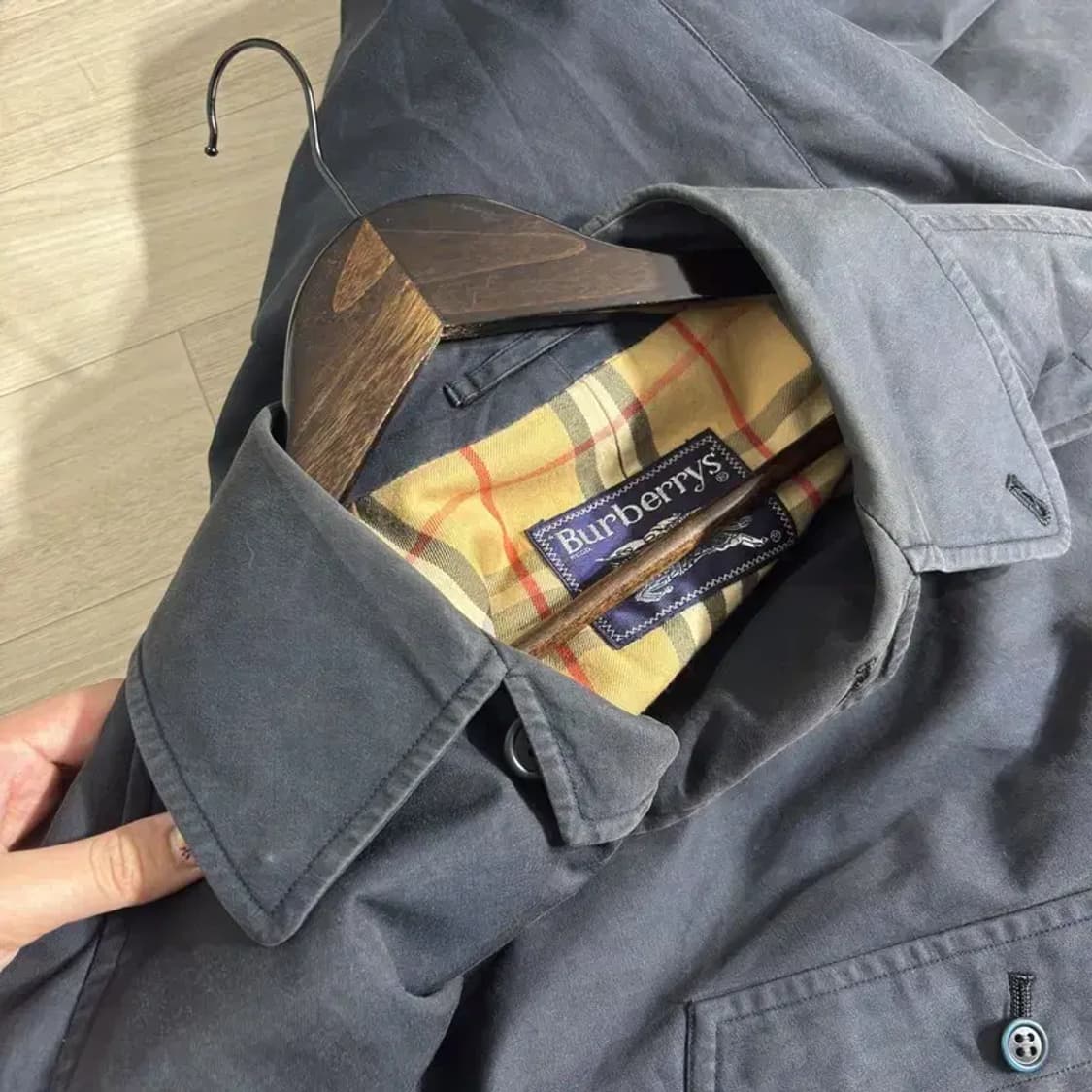 버버리 올드스쿨 롱 트렌치 코트 100 C06123 상품이미지6