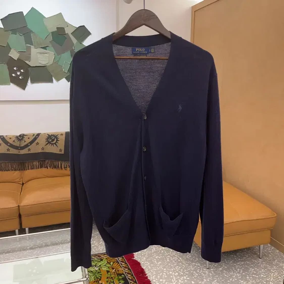 폴로 랄프로렌 워셔블 메리노 울 니트 가디건 100 C06125 상품이미지1