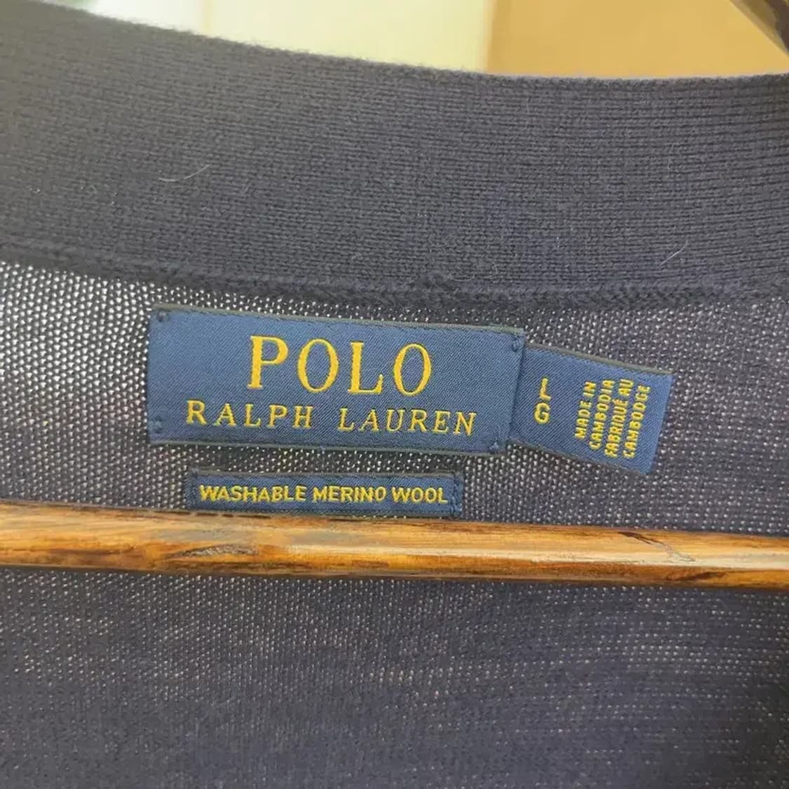 폴로 랄프로렌 워셔블 메리노 울 니트 가디건 100 C06125 상품이미지3