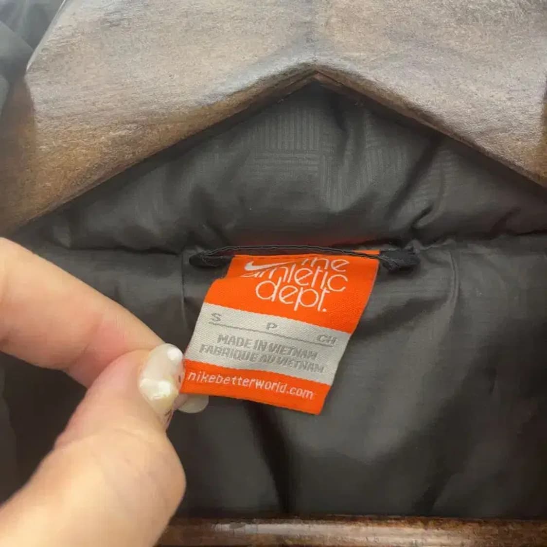 나이키 프린팅로고 덕다운 오리털 오버핏 패딩 조끼 95 C06122 상품이미지3