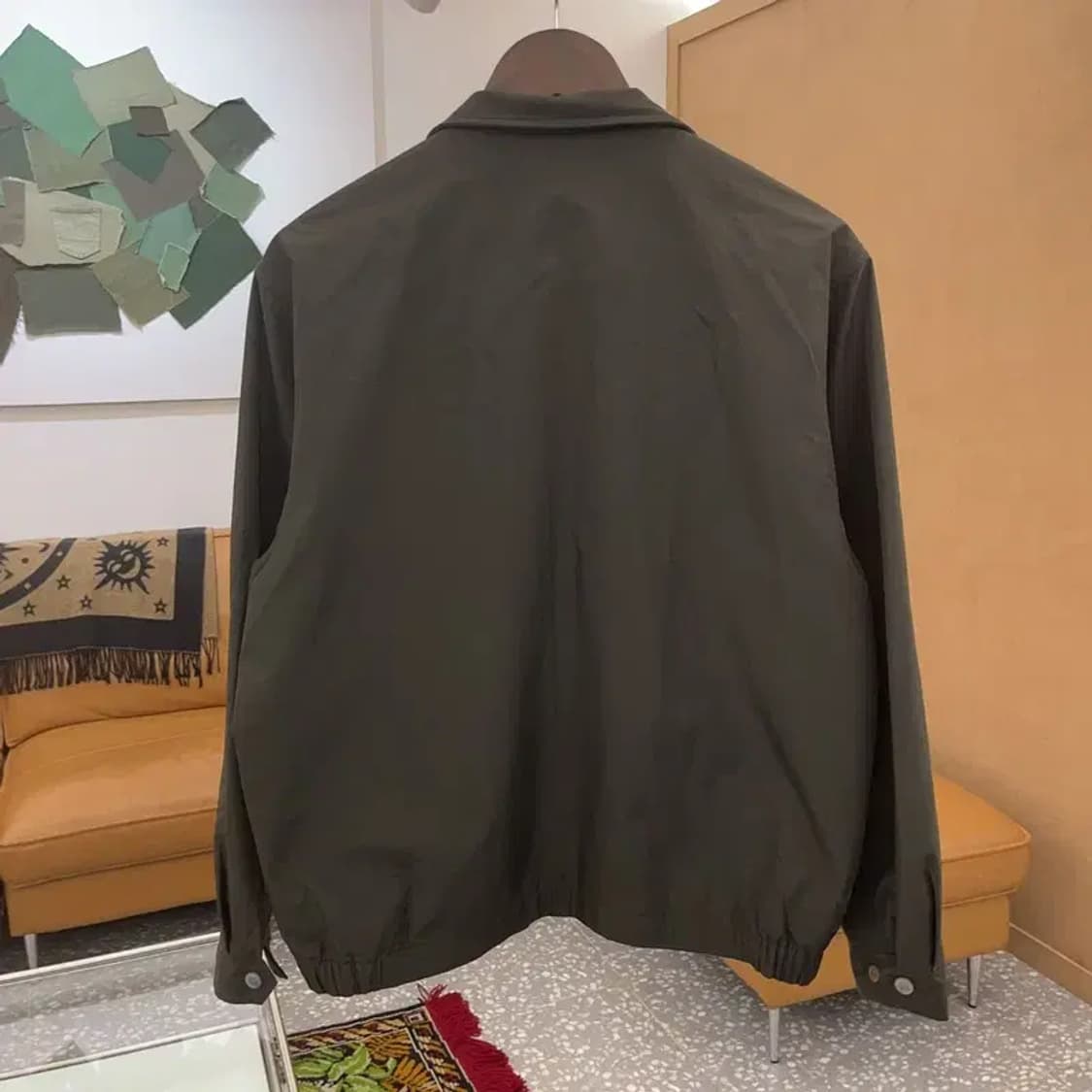 발렌시아가 정품 올드스쿨 오버핏 바람막이 블루종 105 C06131 상품이미지3