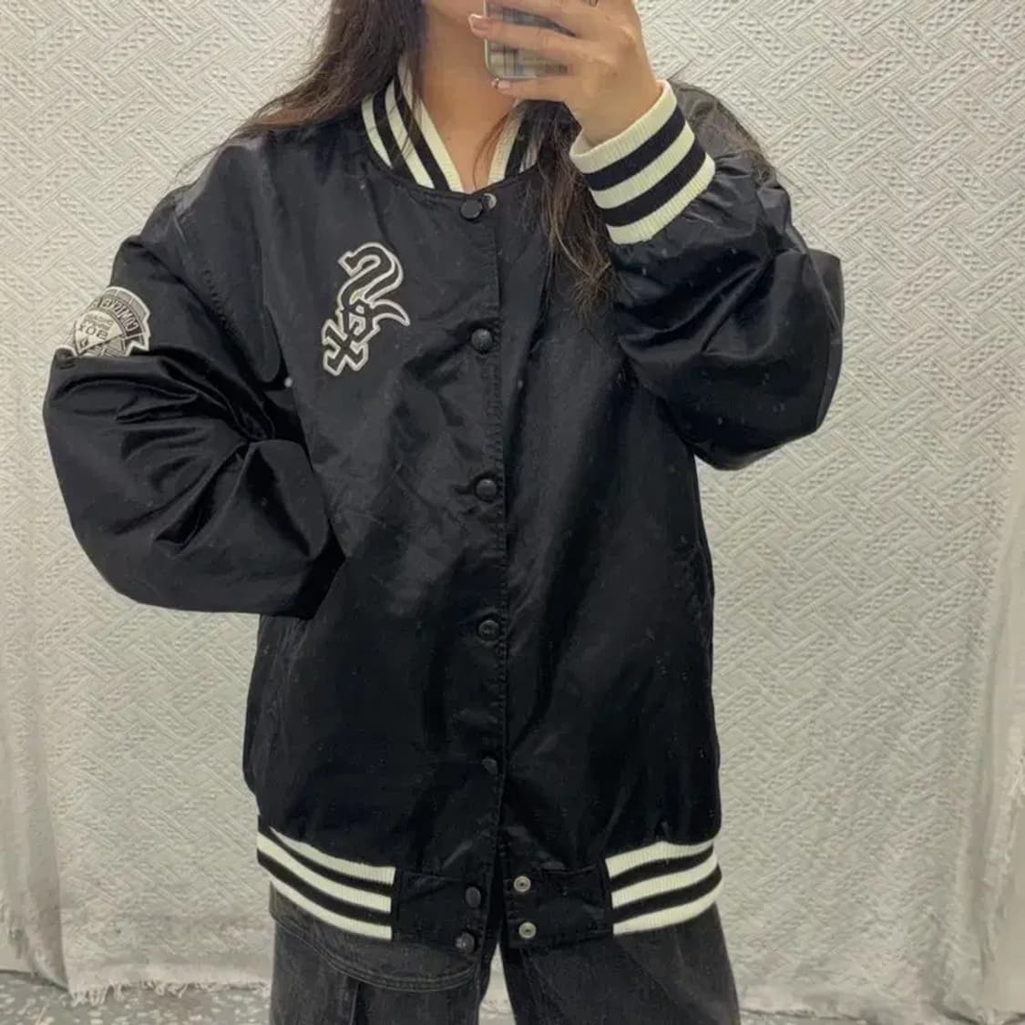 MLB 올드스쿨 시카고 화이트 삭스 스타디움 야구잠바 C06132 상품이미지1