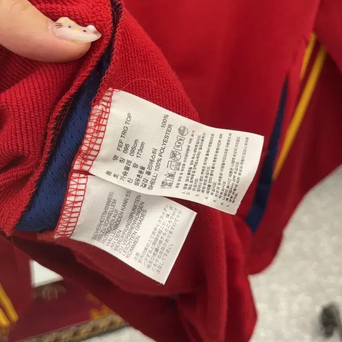 아디다스 12-13 스페인 국대 축구 져지 긴팔티 95 C06144 상품이미지4