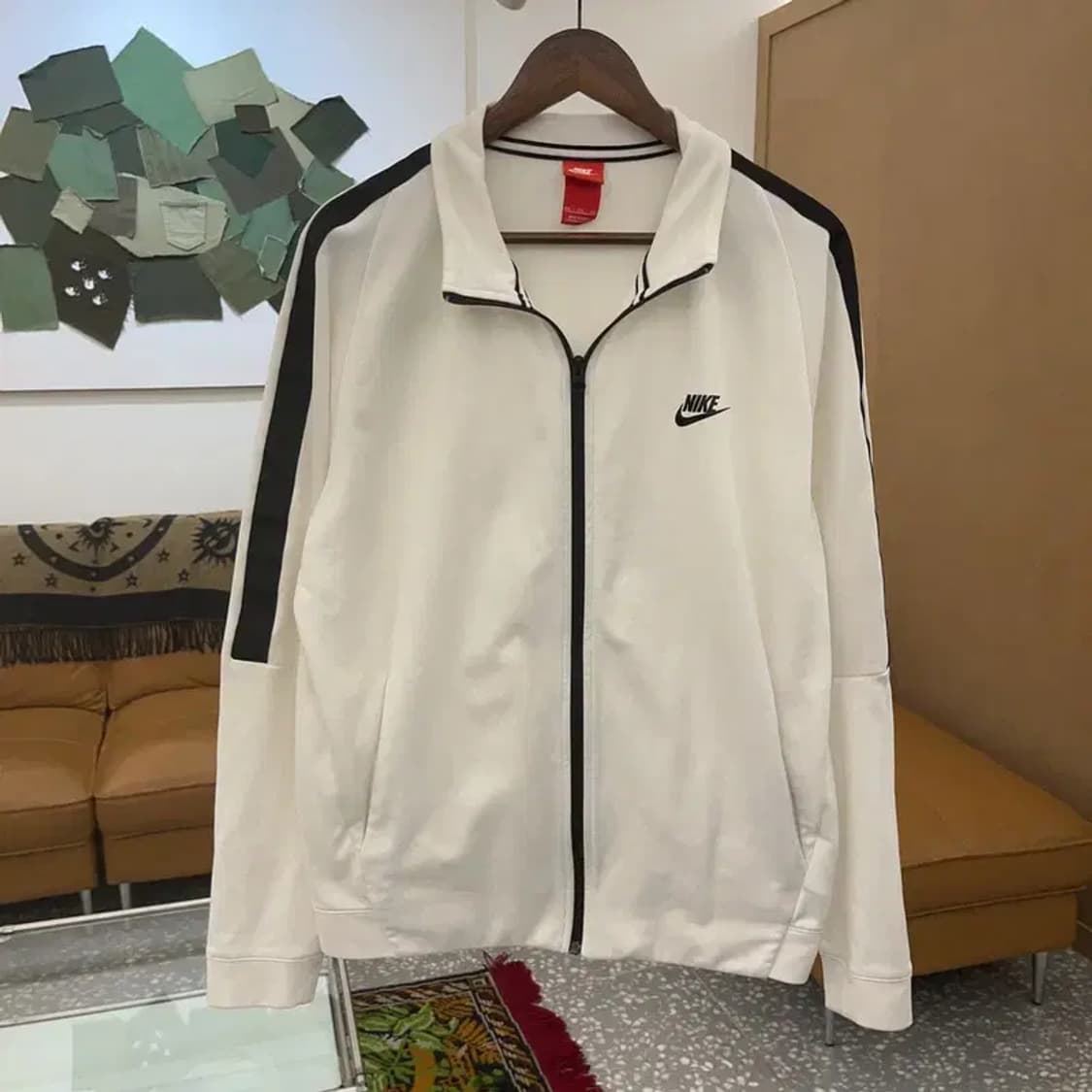 나이키 화이트 트랙탑 져지 집업 110 C06134 상품이미지2