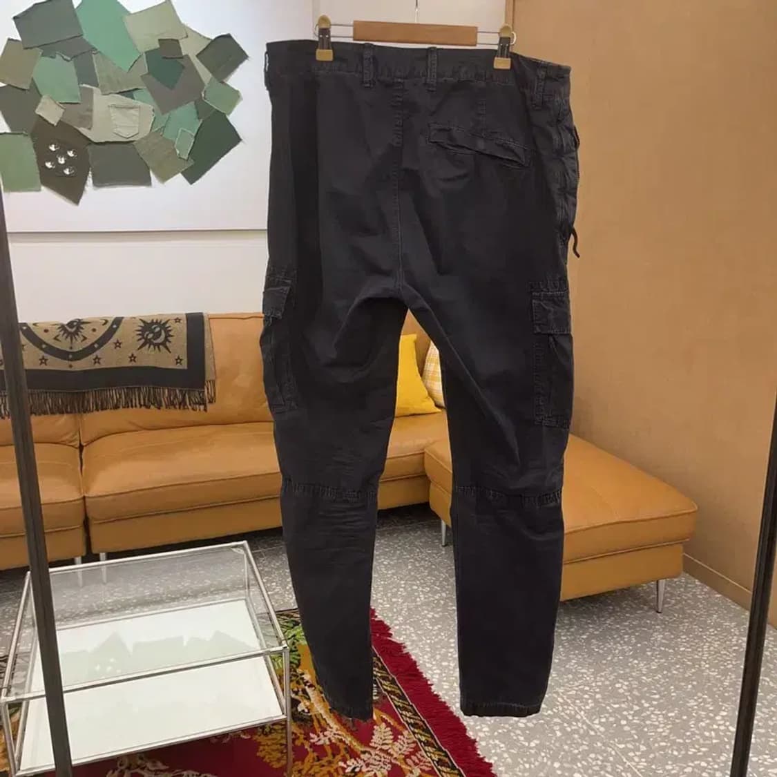 스톤아일랜드 정품 와펜 카고팬츠 면바지 33인치 C06155 상품이미지2