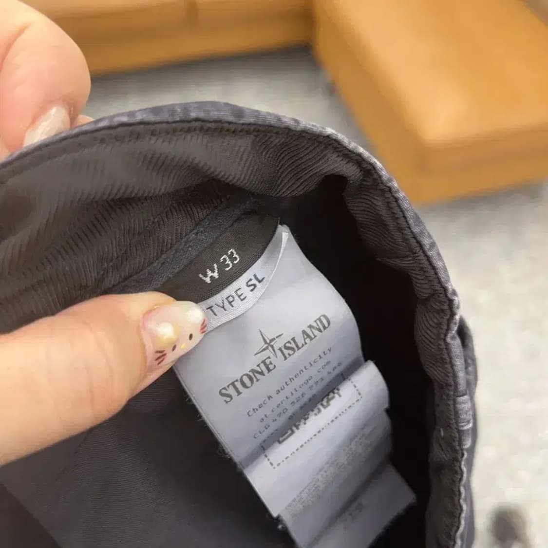 스톤아일랜드 정품 와펜 카고팬츠 면바지 33인치 C06155 상품이미지4