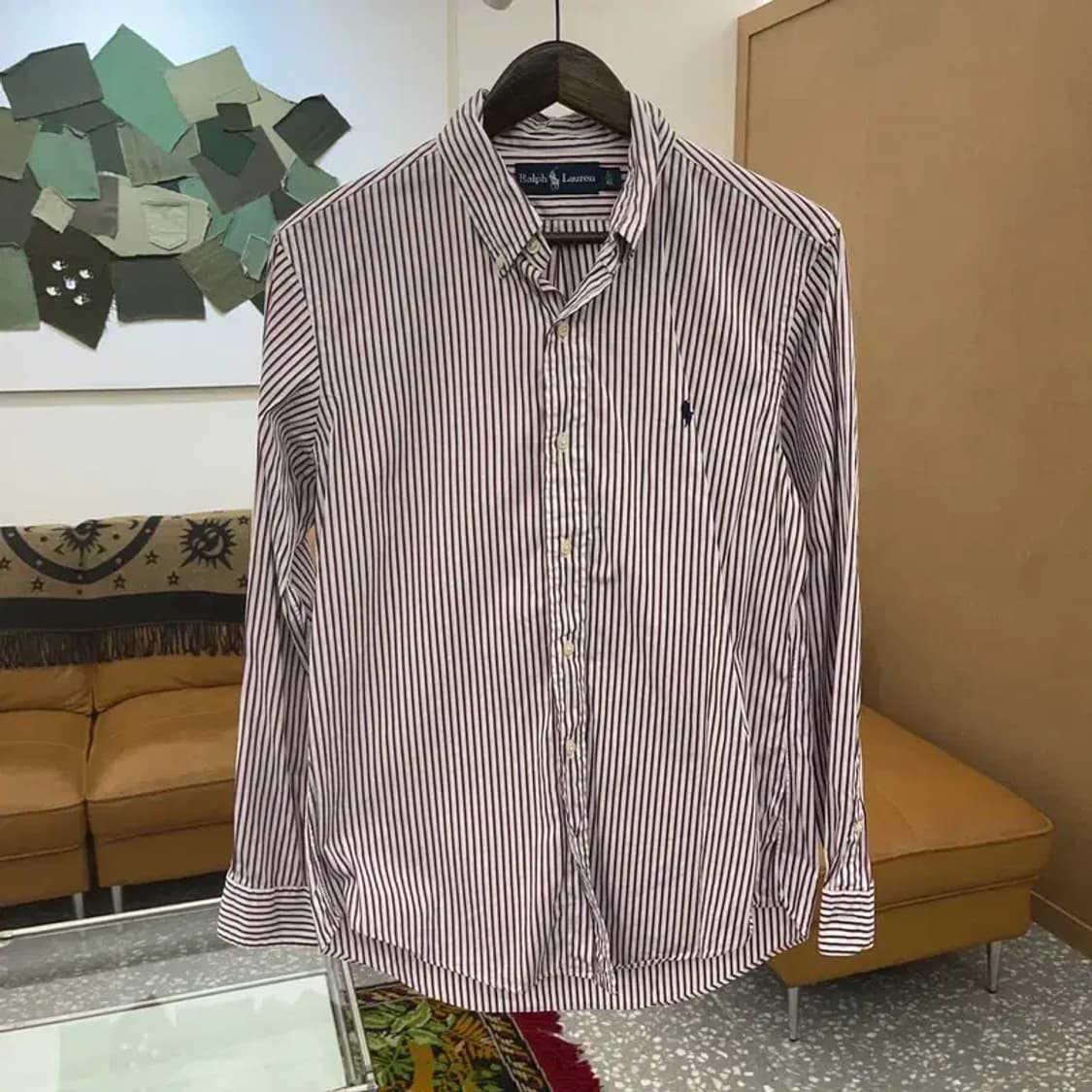 폴로 랄프로렌 캐주얼 스트라이프 긴팔 셔츠 95 C06160 상품이미지1