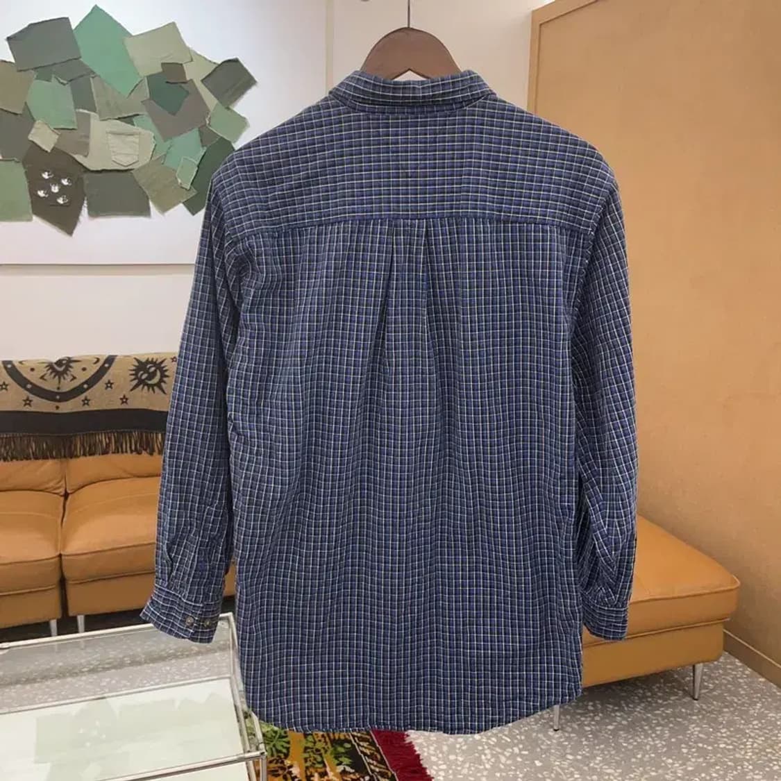 타미힐피거 월계수로고 체크 긴팔 셔츠 100 C06174 상품이미지3