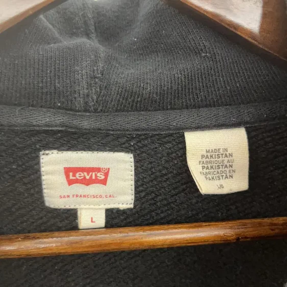 리바이스 캐주얼 빅로고 오버핏 약기모 후드티 105 C06178 상품이미지3