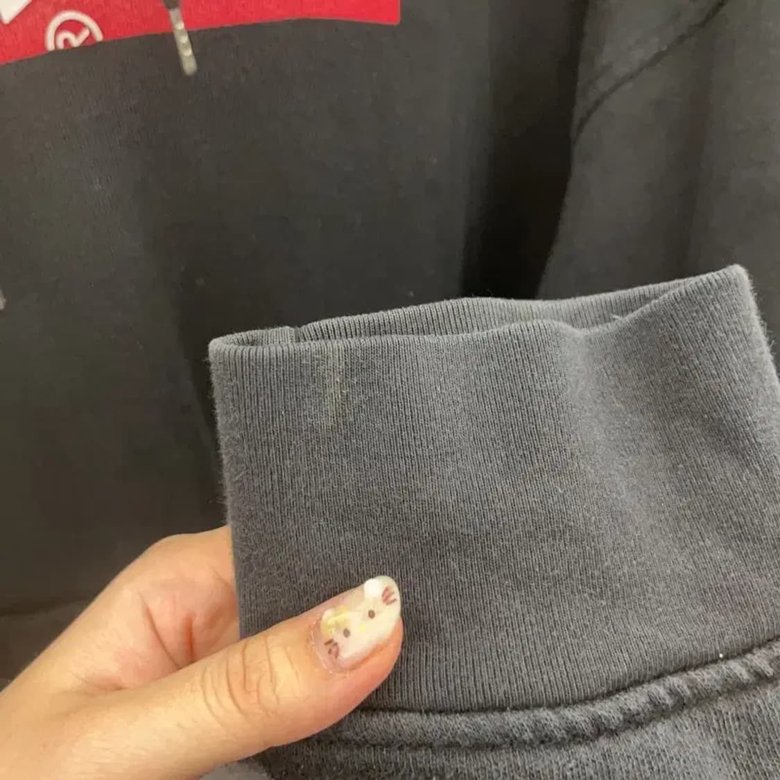 리바이스 캐주얼 빅로고 오버핏 약기모 후드티 105 C06178 상품이미지7