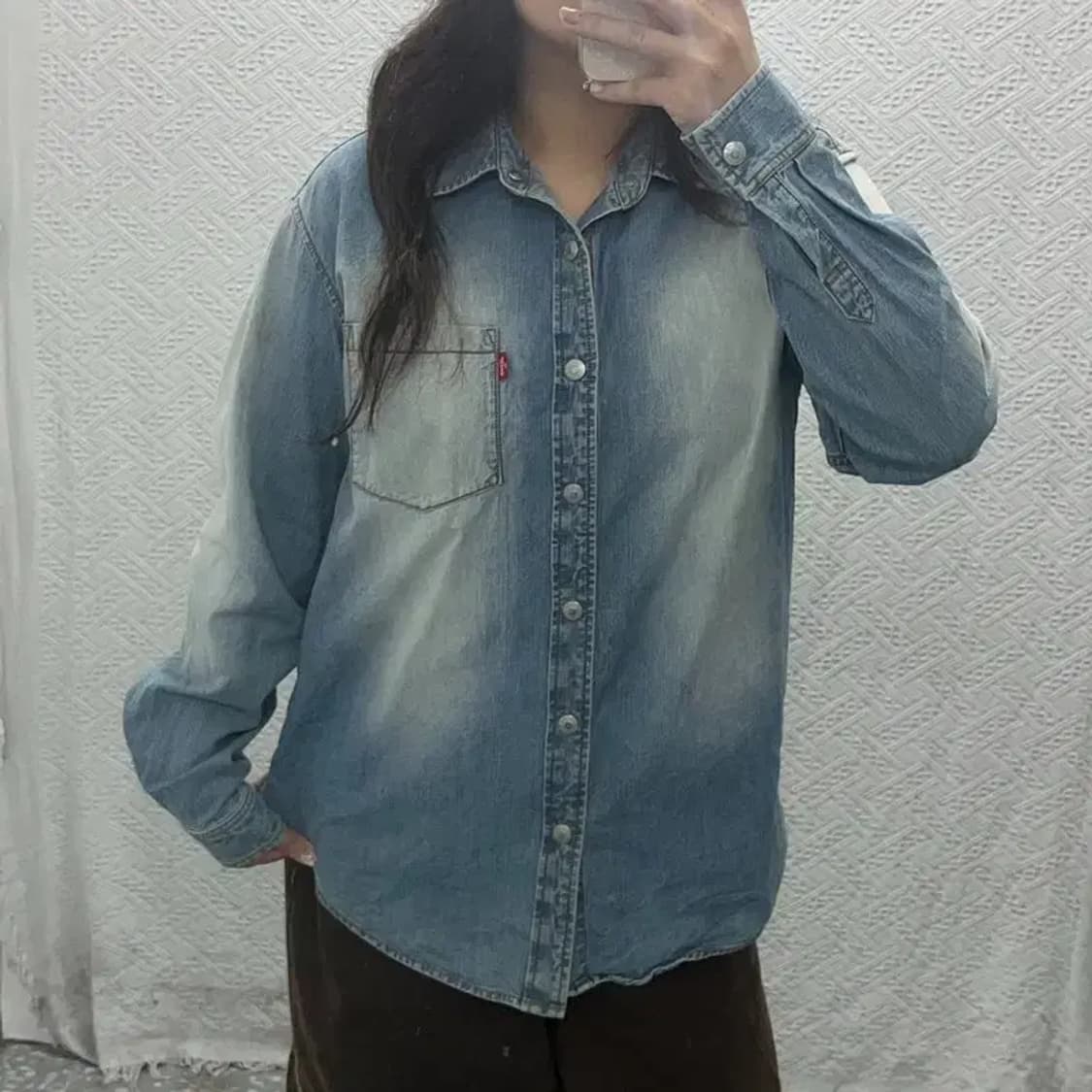 리바이스 빈티지 포켓 뎨님 셔츠 100 C06175 상품이미지1