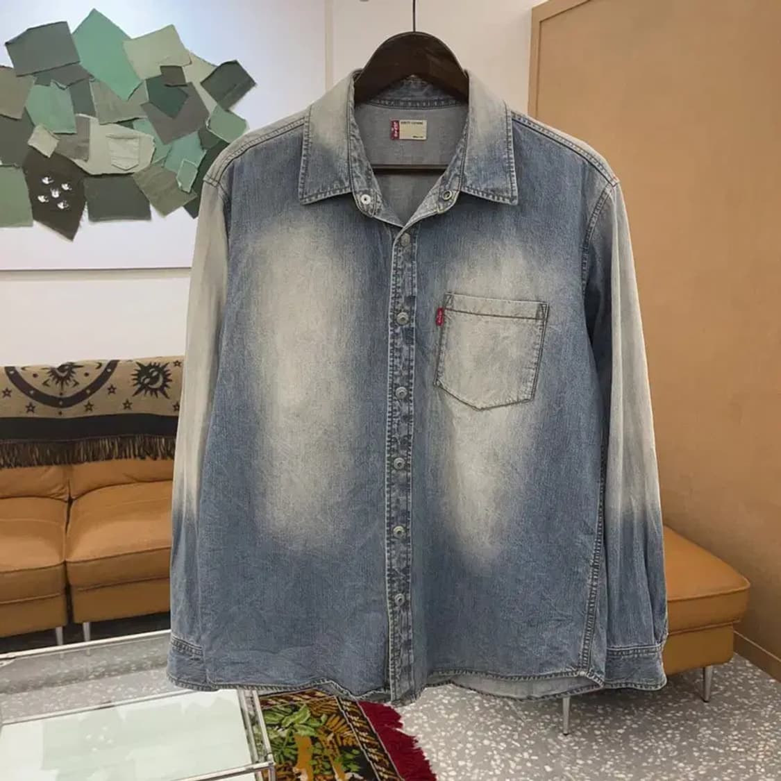 리바이스 빈티지 포켓 뎨님 셔츠 100 C06175 상품이미지2