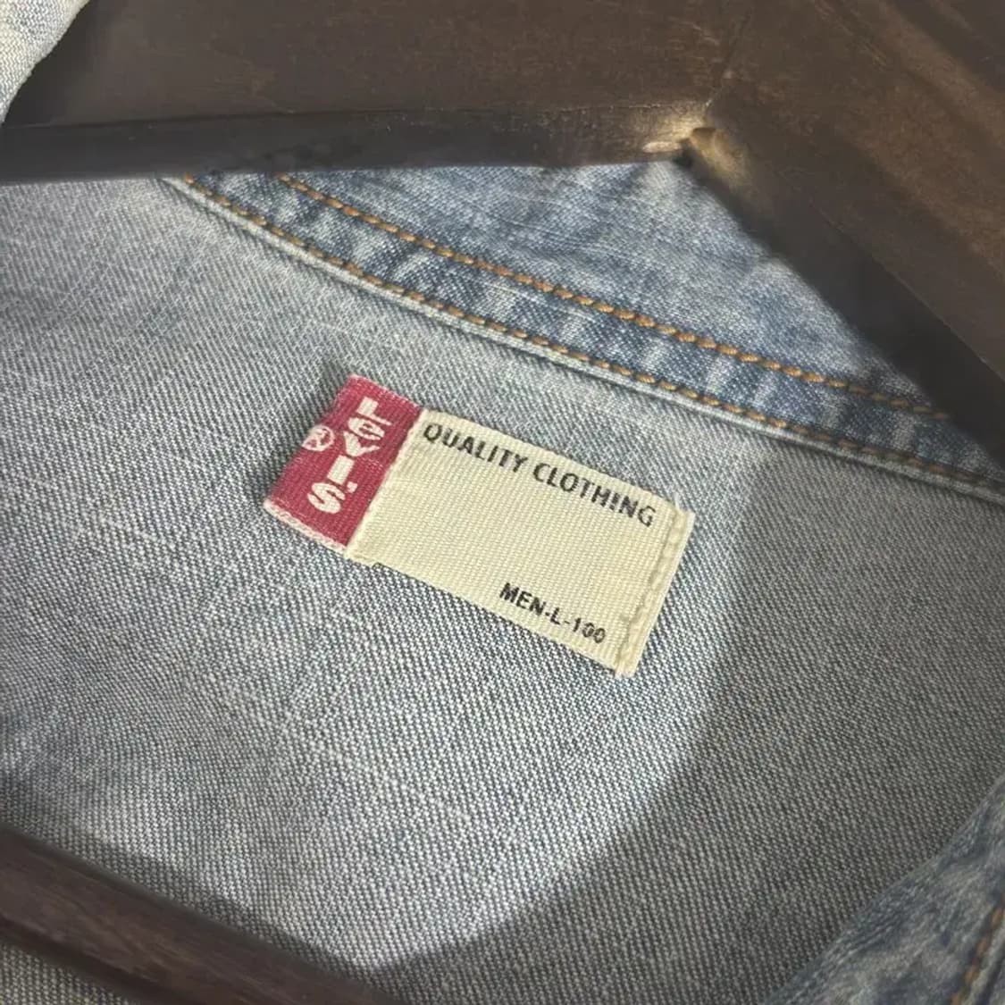 리바이스 빈티지 포켓 뎨님 셔츠 100 C06175 상품이미지4