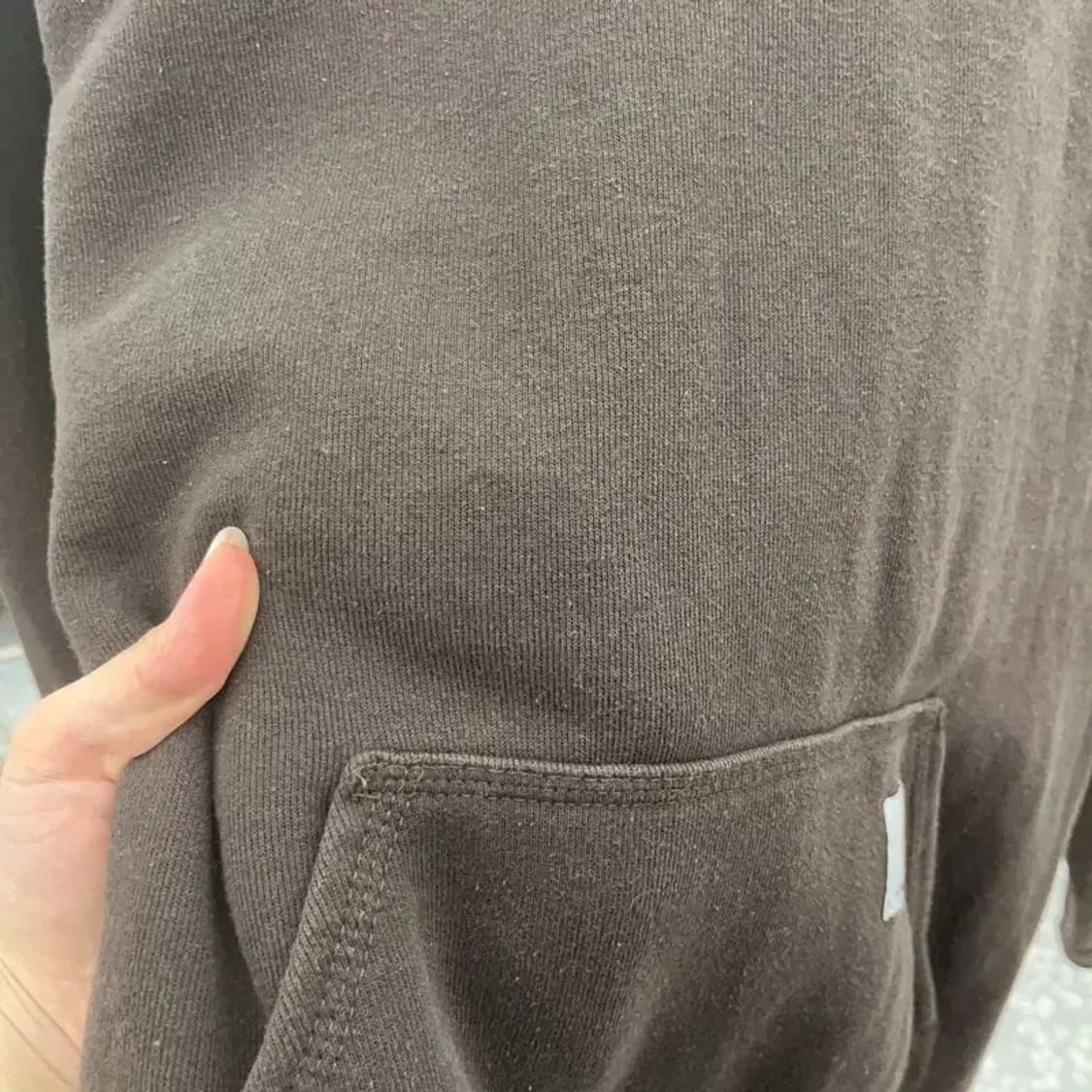 칼하트 써멀 빈티지 오버핏 기모 후드티 100 C06186 상품이미지6