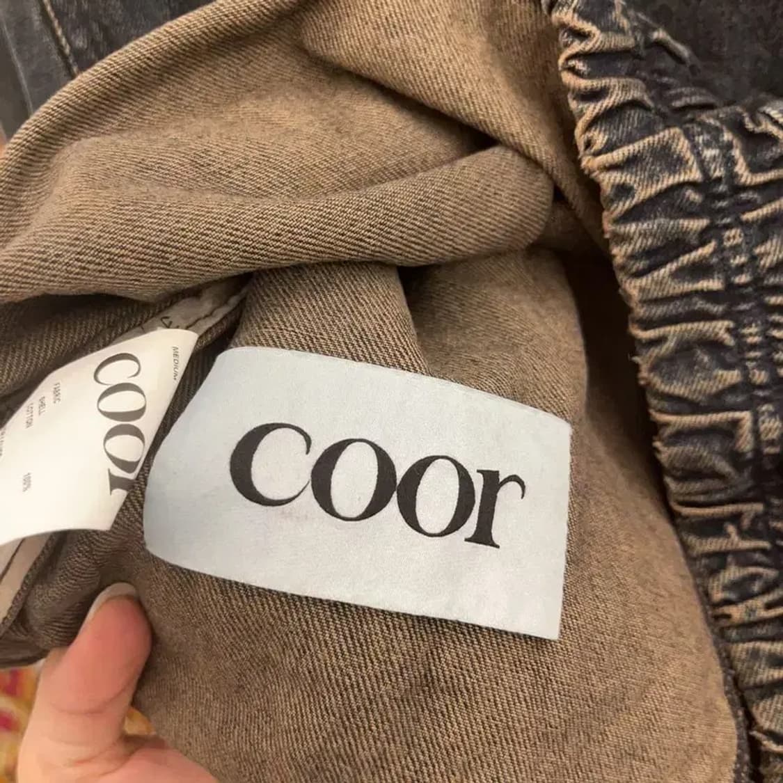 쿠어 COOR 틴트 투웨이 데님 청자켓 95 C06180 상품이미지3