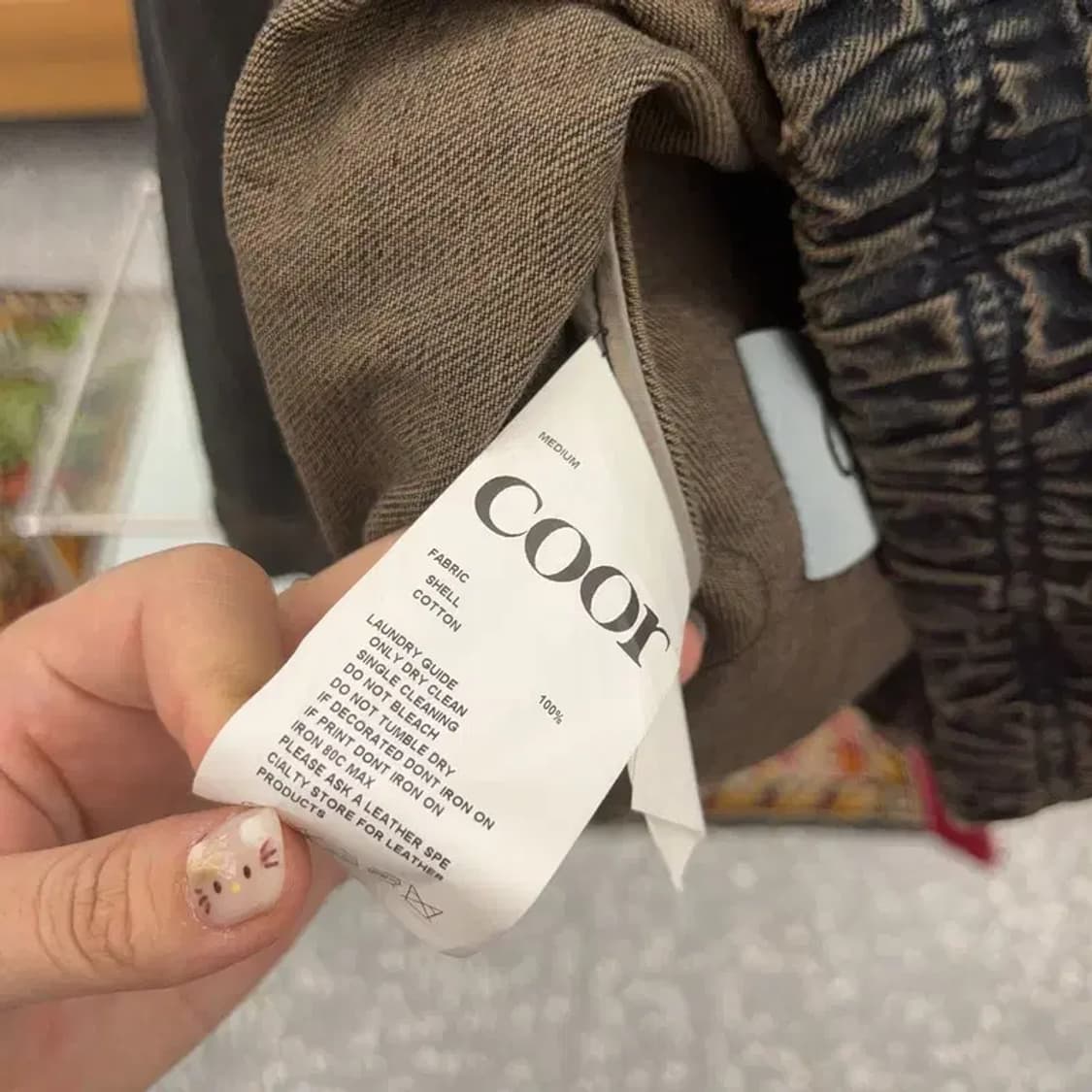 쿠어 COOR 틴트 투웨이 데님 청자켓 95 C06180 상품이미지4