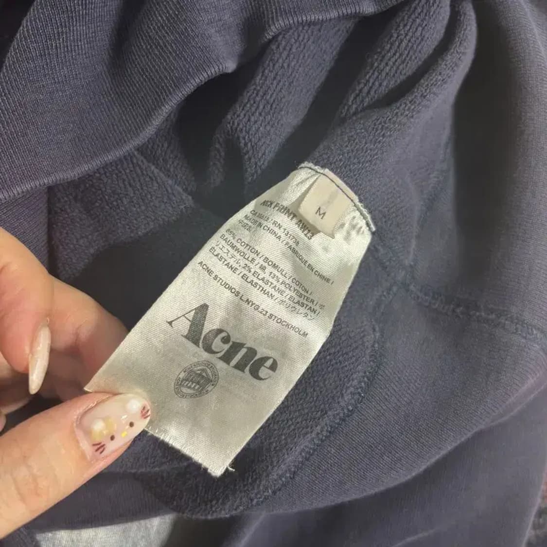 아크네스튜디오 프린팅 오버핏 스웻셔츠 맨투맨 95 C06179 상품이미지4