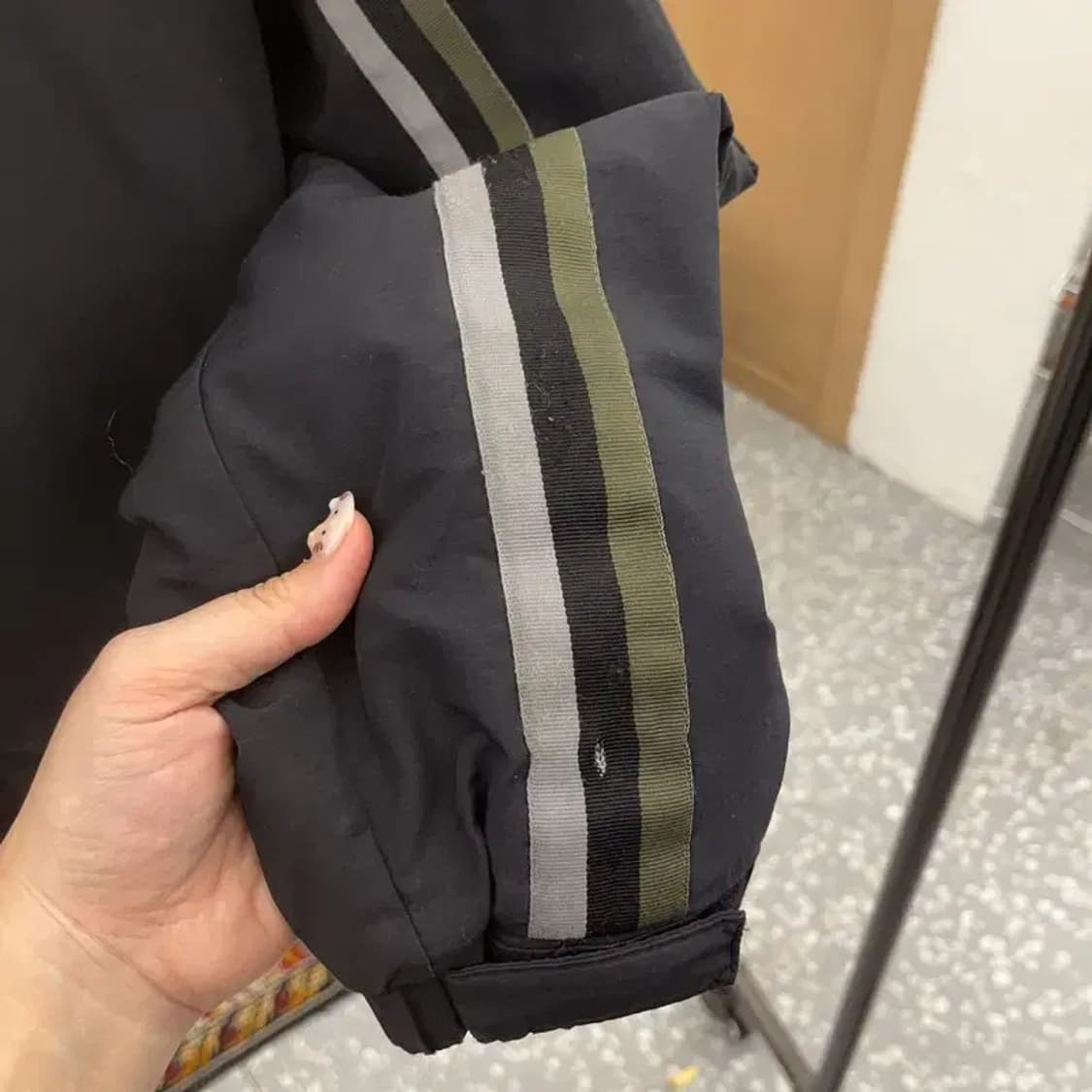 나이키 스우시 올드스쿨 오버핏 누빔 점퍼 100 C06185 상품이미지6