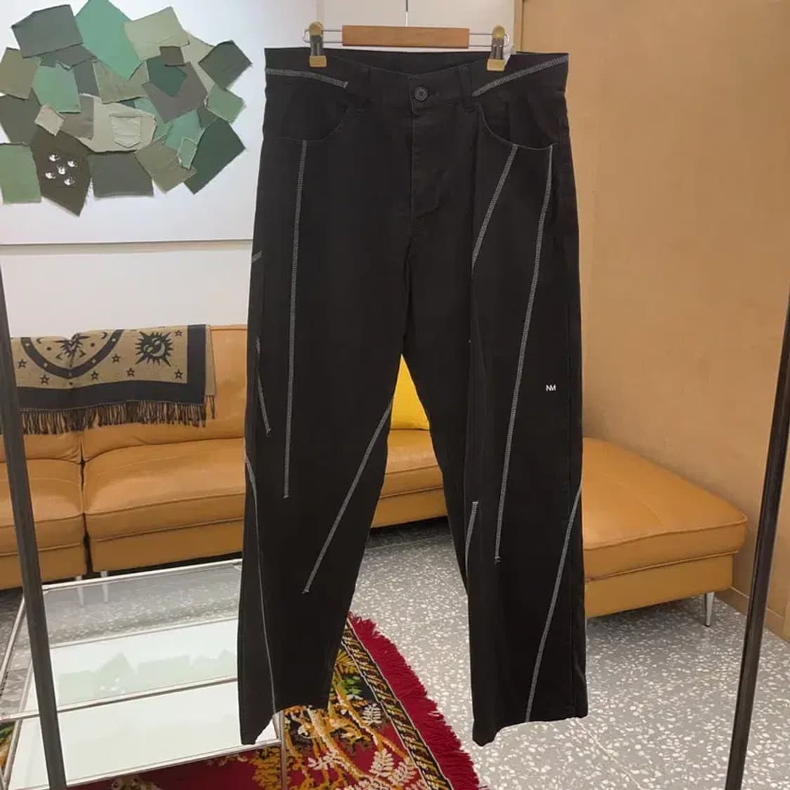 노매뉴얼 스트릿 스티치 팬츠 바지 M C06190 상품이미지1