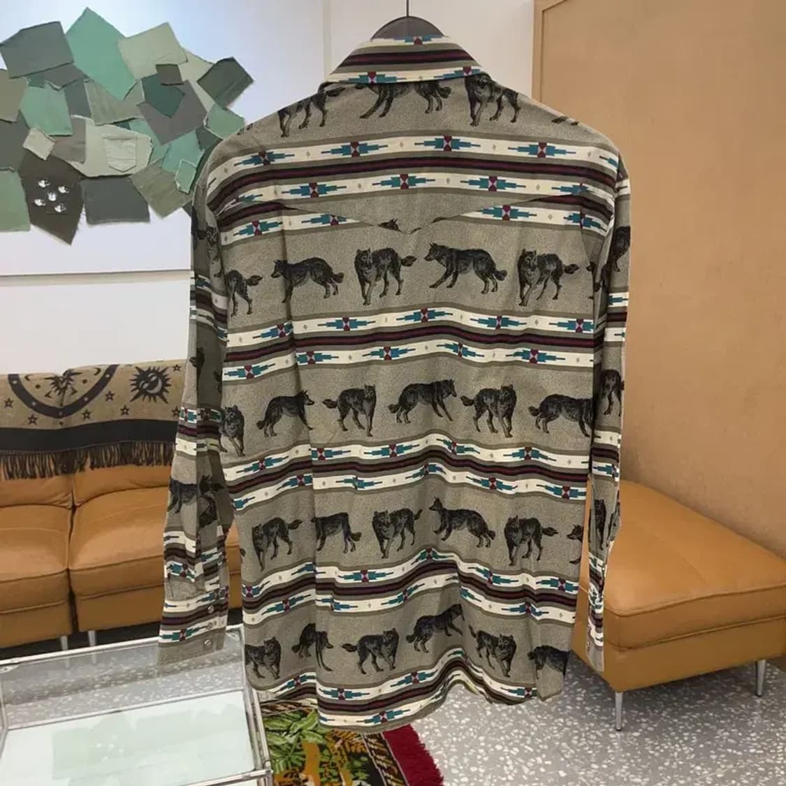 랭글러 빈티지 울프 웨스턴 셔츠 95 C06202 상품이미지2