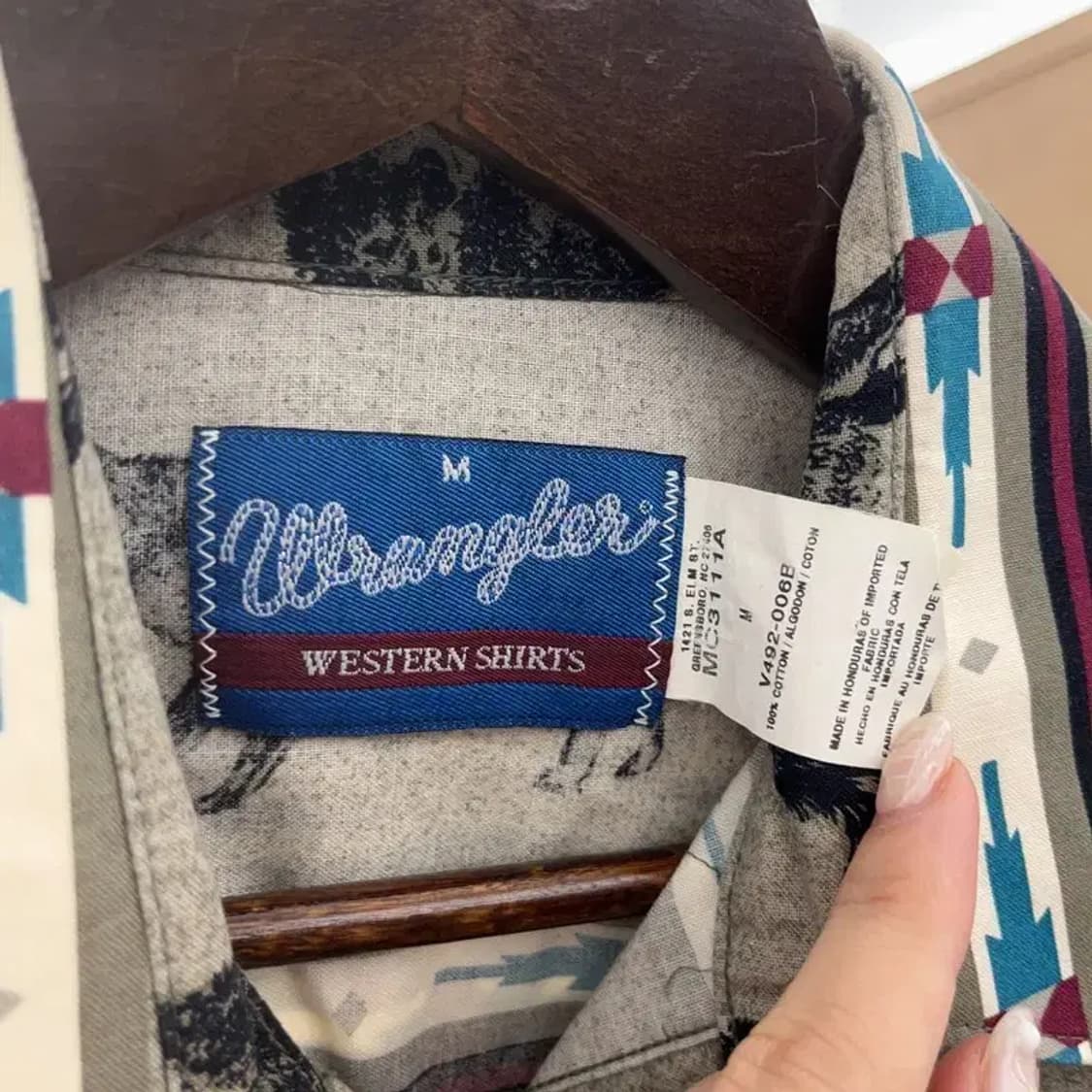 랭글러 빈티지 울프 웨스턴 셔츠 95 C06202 상품이미지3
