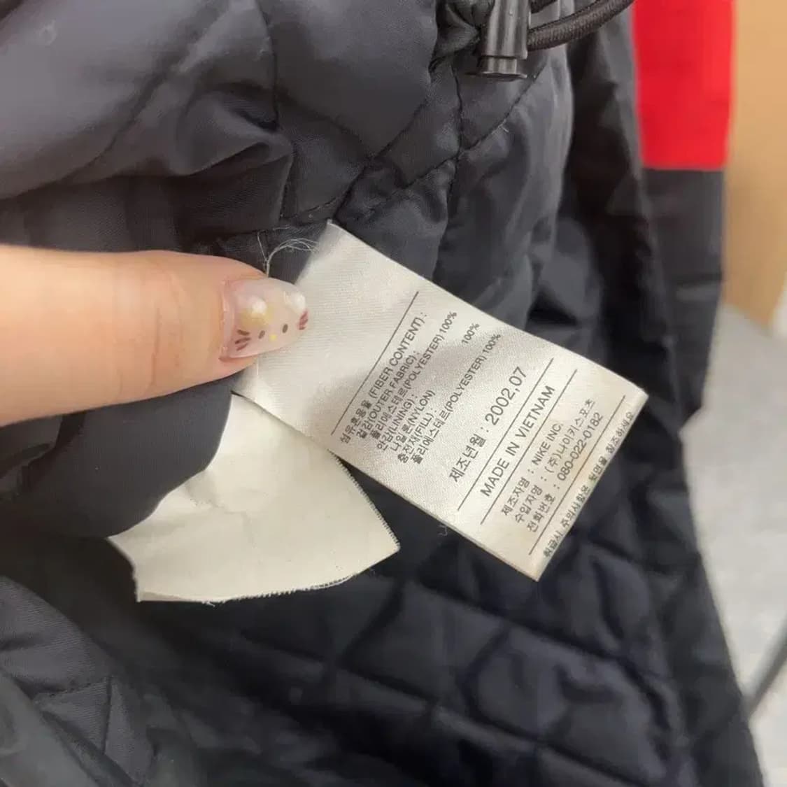 나이키 00s 올드스쿨 오버핏 누빔 후드 점퍼 105 C06215 상품이미지5