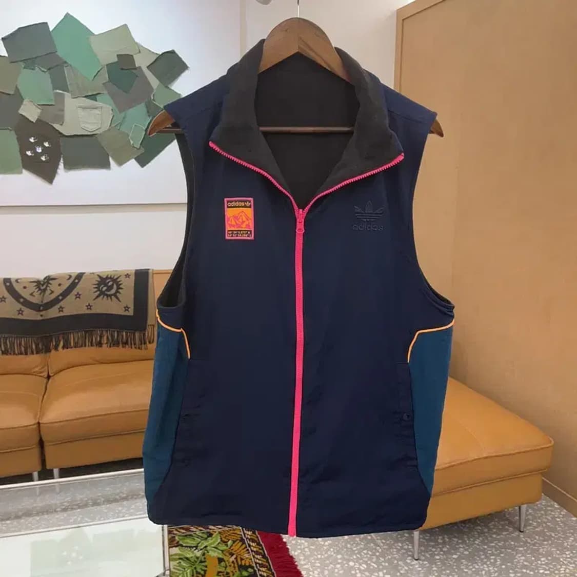 아디다스 리버시블 양면 후리스 베스트 조끼 100 C06237 상품이미지1