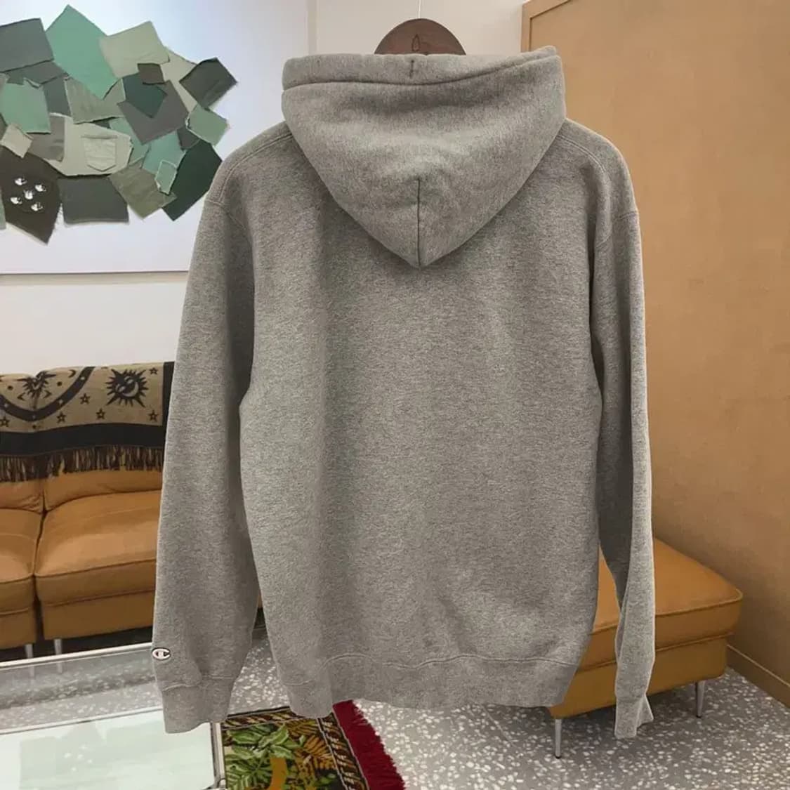 챔피온 어센틱 빅로고 약기모 후드티 100 C06239 상품이미지2