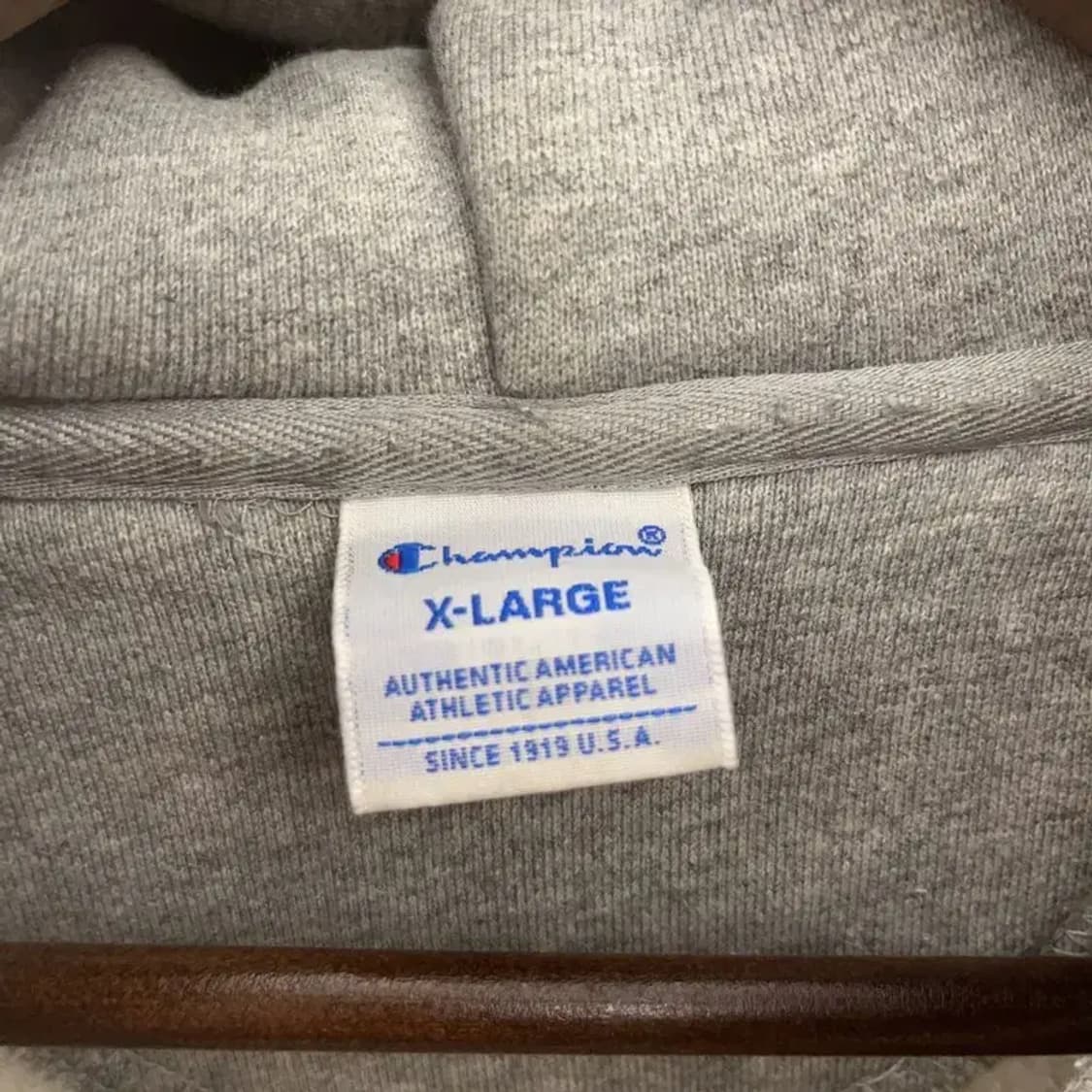 챔피온 어센틱 빅로고 약기모 후드티 100 C06239 상품이미지3