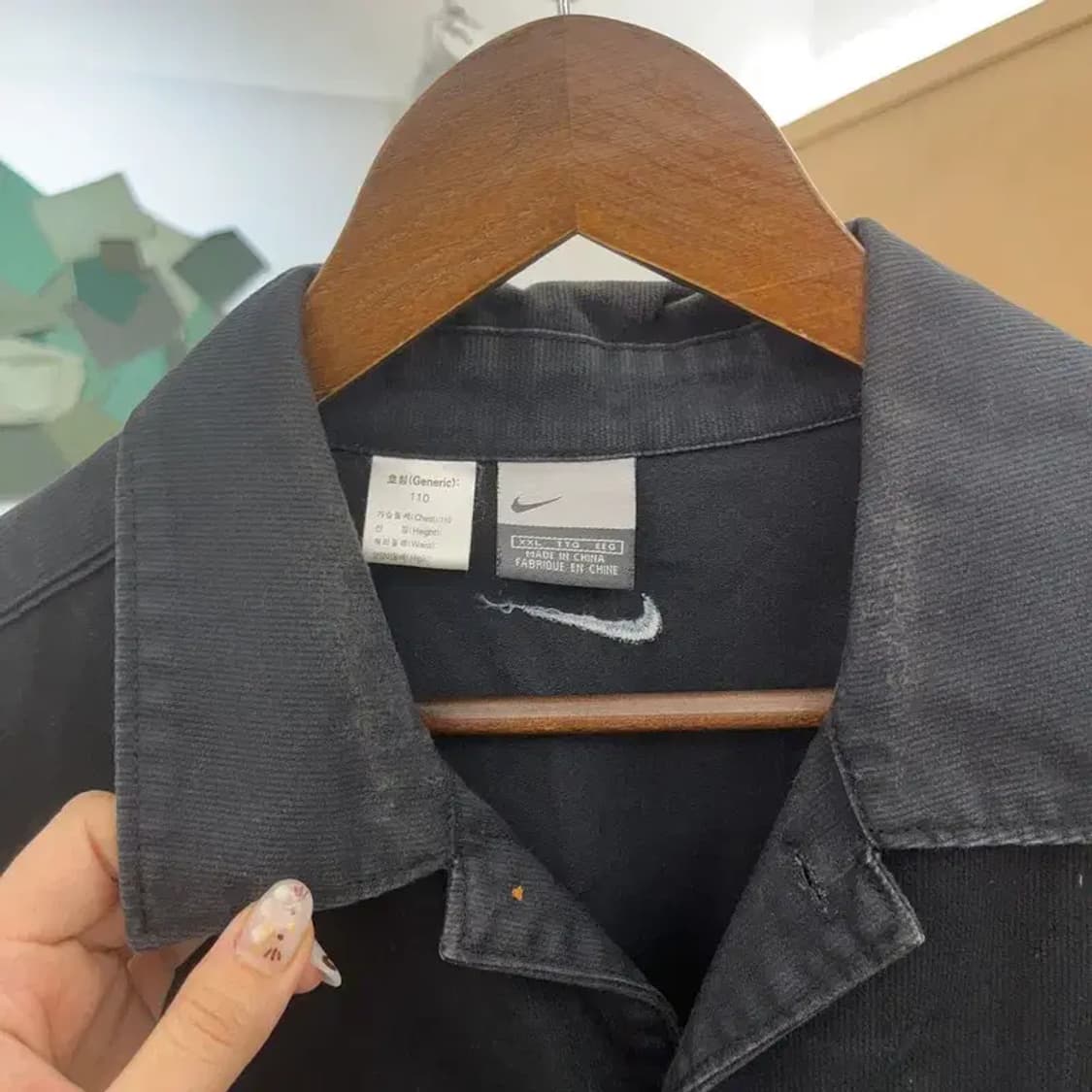 나이키 올드스쿨 암패치 블루종 워크 자켓 110 C06259 상품이미지7