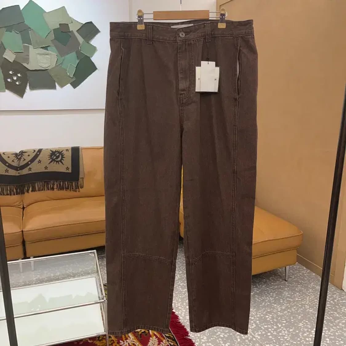 비슬로우 세미 와이드 커브드진 데님 청바지 34인치 C06232 상품이미지1