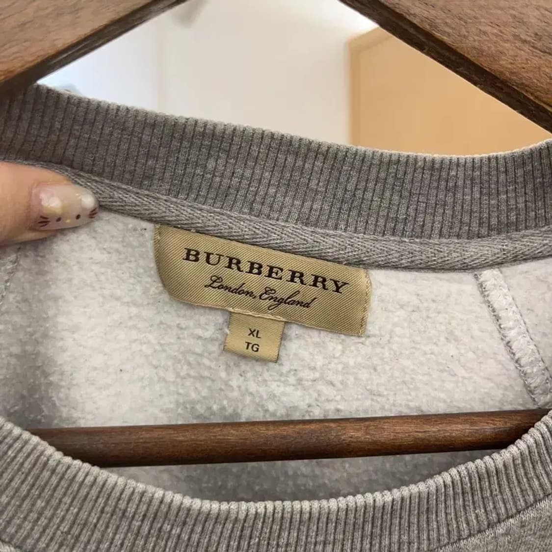 버버리 빅로고 약기모 스웻셔츠 맨투맨 105 C06249 상품이미지3