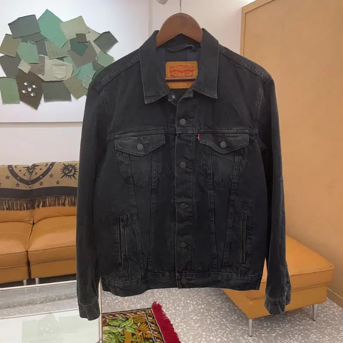 리바이스 레드탭 블랙 트러커 데님 자켓 95 C06264 상품이미지2