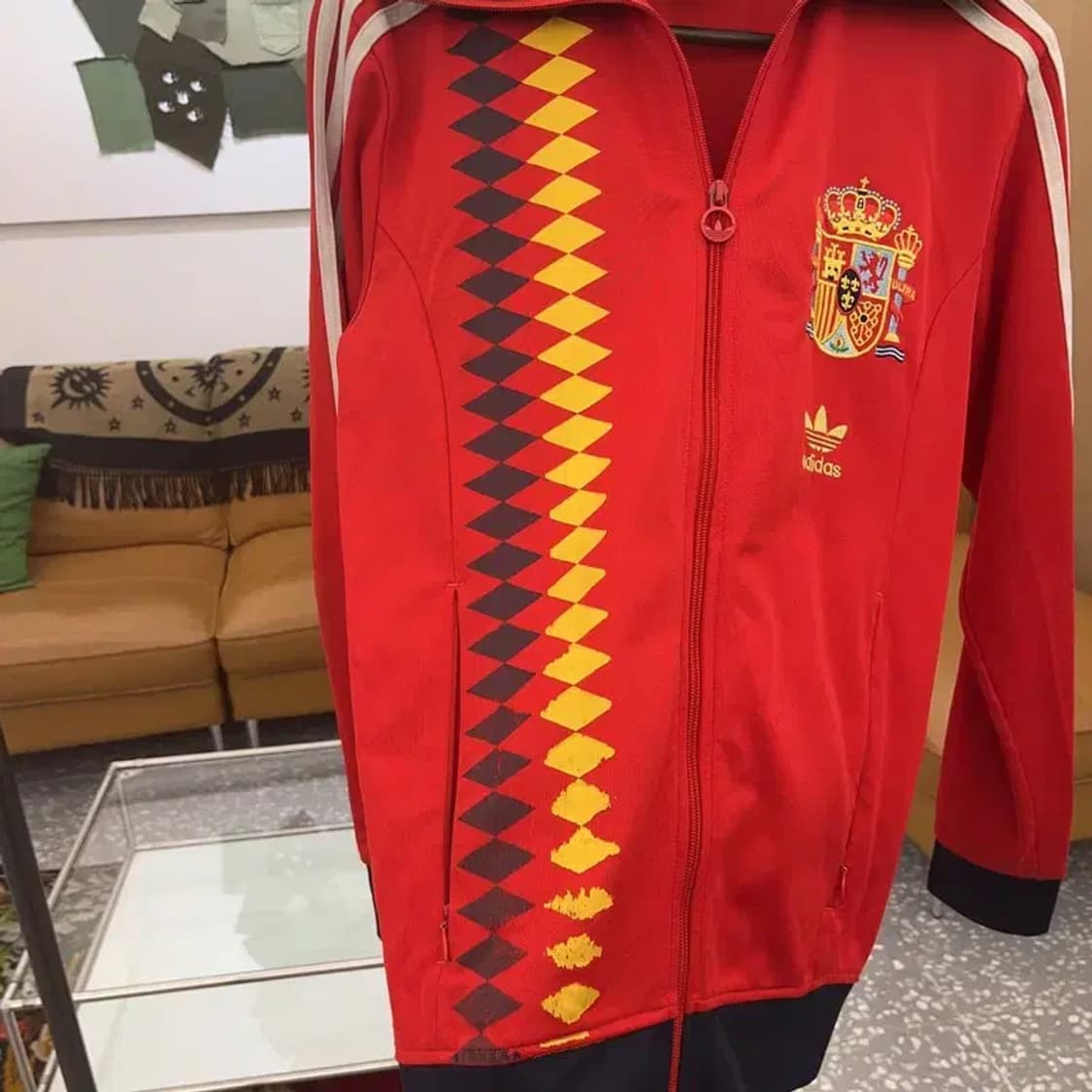 아디다스 스페인 축구 국대 트랙탑 져지 집업 90 C06252 상품이미지6