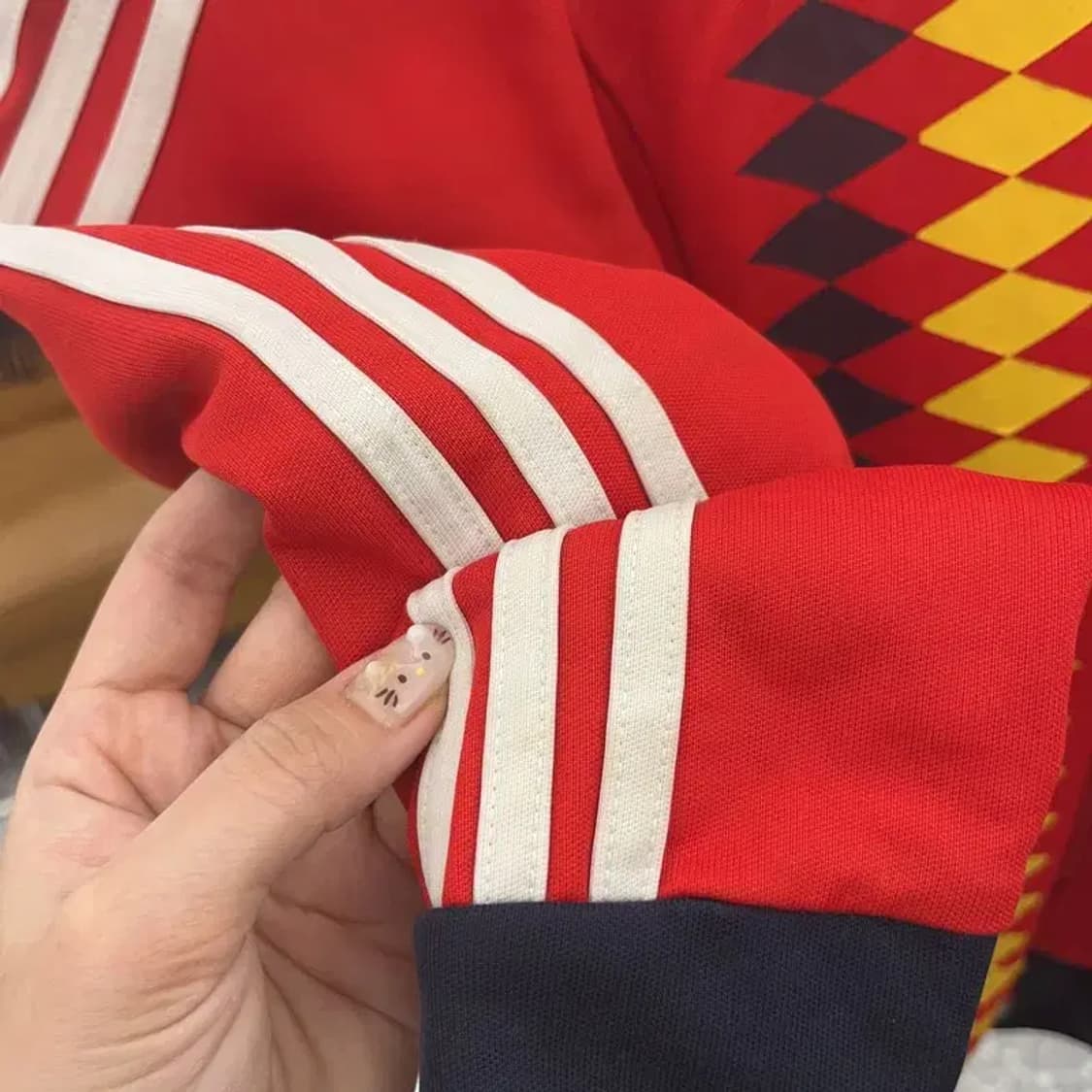 아디다스 스페인 축구 국대 트랙탑 져지 집업 90 C06252 상품이미지7