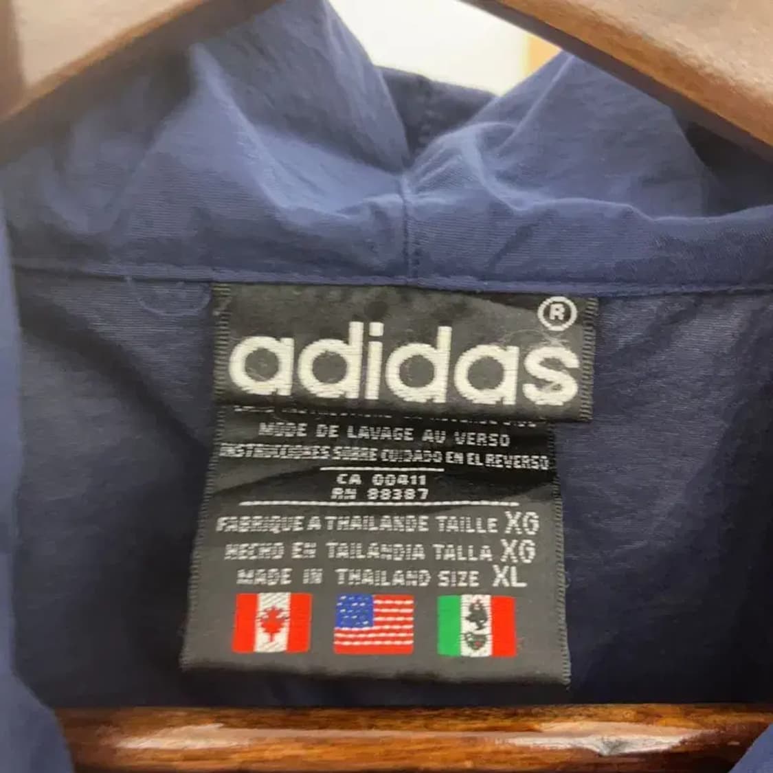 아디다스 올드스쿨 크롭 아노락 반집업 바람막이 105 C06253 상품이미지3