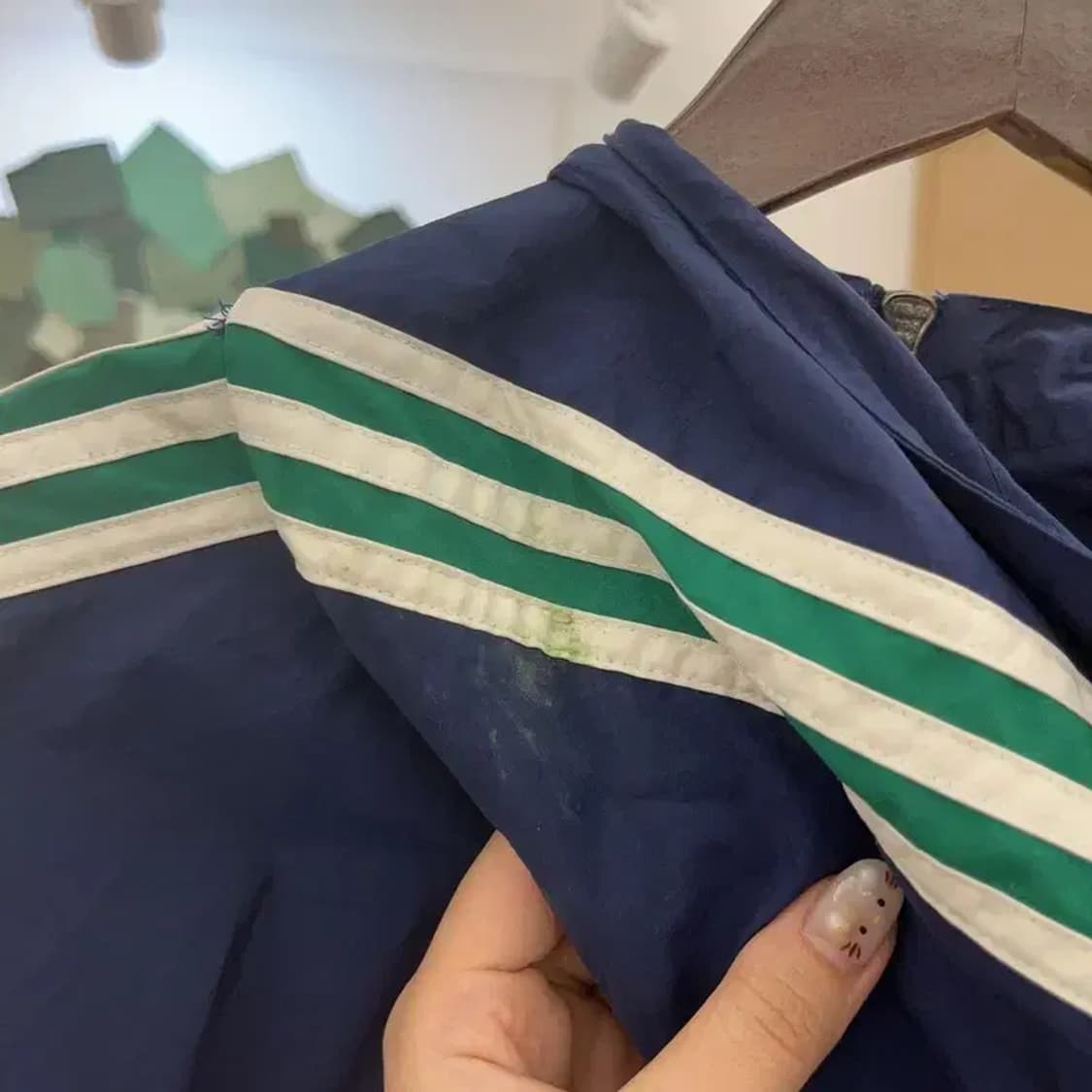 아디다스 올드스쿨 크롭 아노락 반집업 바람막이 105 C06253 상품이미지6