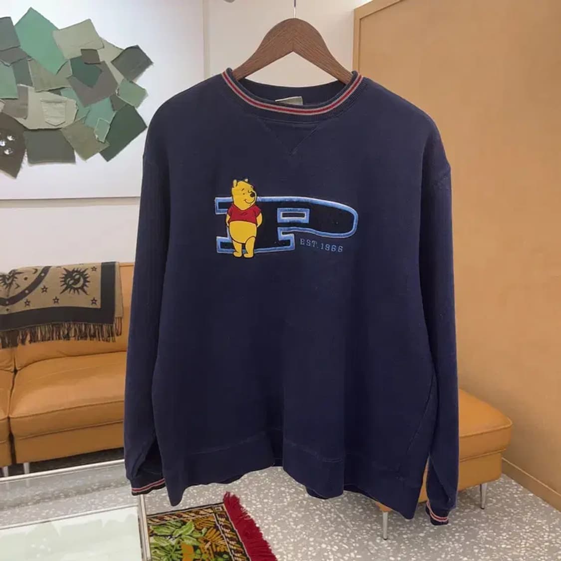 디즈니 푸우 약기모 스웻셔츠 맨투맨 105 C06261 상품이미지2
