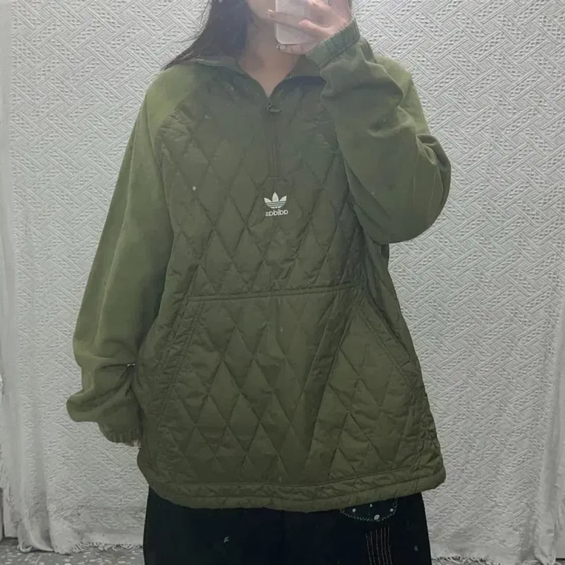 아디다스 유로파 하프집업 깔깔이 누빔 자켓 120 C06289 상품이미지1